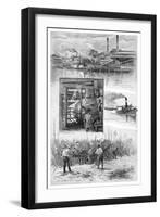 The Sugar Industry, Richmond River, New South Wales, Australia, 1886-JR Ashton-Framed Giclee Print