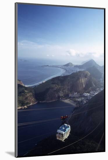 The Sugar Loaf Cable Car (Bondinho Do Pao De Acucar), Rio De Janeiro, Brazil-Alfred Eisenstaedt-Mounted Photographic Print