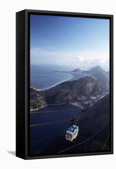 The Sugar Loaf Cable Car (Bondinho Do Pao De Acucar), Rio De Janeiro, Brazil-Alfred Eisenstaedt-Framed Stretched Canvas