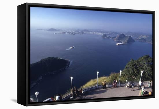 The Sugar Loaf Cable Car (Bondinho Do Pao De Acucar), Rio De Janeiro, Brazil-Alfred Eisenstaedt-Framed Stretched Canvas