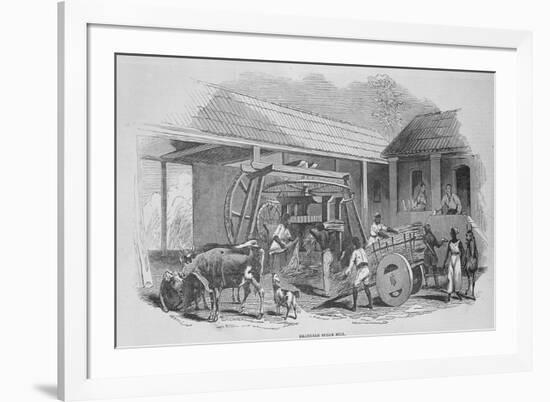 The Sugar Mill, C.1835 (Litho)-Johann Moritz Rugendas-Framed Giclee Print