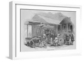 The Sugar Mill, C.1835 (Litho)-Johann Moritz Rugendas-Framed Giclee Print