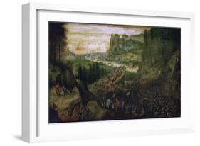 The Suicide of Saul, 1562-Pieter Bruegel the Elder-Framed Giclee Print