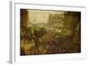 The Suicide of Saul in the Battle on Mount Gilboa. (1562)-Pieter Bruegel the Elder-Framed Giclee Print