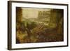 The Suicide of Saul in the Battle on Mount Gilboa. (1562)-Pieter Bruegel the Elder-Framed Giclee Print