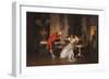 The Suitor (Oil on Canvas)-Francesco Beda-Framed Giclee Print