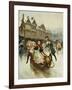 The Suitor's Sleighride-Alonso Perez-Framed Giclee Print