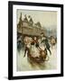 The Suitor's Sleighride-Alonso Perez-Framed Giclee Print