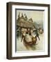 The Suitor's Sleighride-Alonso Perez-Framed Premium Giclee Print