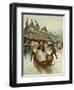 The Suitor's Sleighride-Alonso Perez-Framed Premium Giclee Print