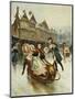 The Suitor's Sleighride-Alonso Perez-Mounted Premium Giclee Print