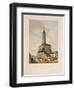 The Sukharev Tower in Moscow, 1840S-Philippe Benoist-Framed Giclee Print