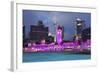 The Sultan Abdul Samad Building at Night, Kuala Lumpur, Malaysia, Southeast Asia, Asia-Stuart Black-Framed Photographic Print