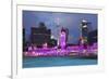 The Sultan Abdul Samad Building at Night, Kuala Lumpur, Malaysia, Southeast Asia, Asia-Stuart Black-Framed Photographic Print