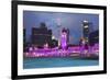 The Sultan Abdul Samad Building at Night, Kuala Lumpur, Malaysia, Southeast Asia, Asia-Stuart Black-Framed Photographic Print