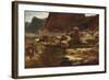 The Sultan and His Camp by the Enchanted Lake, 1888-Albert Goodwin-Framed Giclee Print