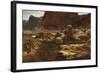 The Sultan and His Camp by the Enchanted Lake, 1888-Albert Goodwin-Framed Giclee Print