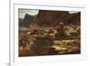 The Sultan and His Camp by the Enchanted Lake, 1888-Albert Goodwin-Framed Giclee Print