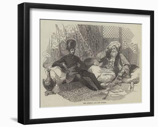 The Sultan and His Vizier-null-Framed Giclee Print