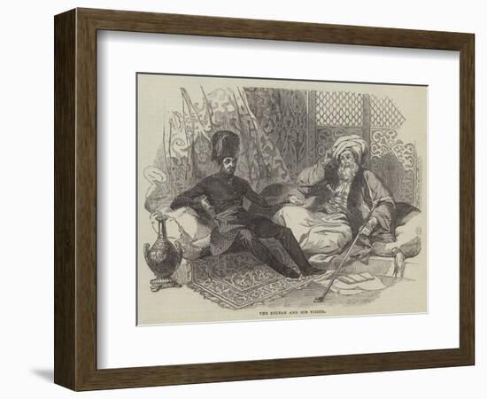 The Sultan and His Vizier-null-Framed Giclee Print