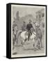 The Sultan at Home, Abdul Hamid Riding in the Park of Yildiz Palace-John Charlton-Framed Stretched Canvas