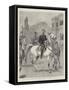 The Sultan at Home, Abdul Hamid Riding in the Park of Yildiz Palace-John Charlton-Framed Stretched Canvas