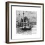 The Sultan at the Mosque of St Sophia, Constantinople, Turkey, 19th Century-null-Framed Giclee Print