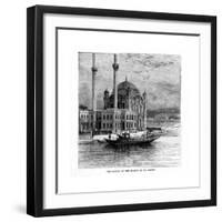 The Sultan at the Mosque of St Sophia, Constantinople, Turkey, 19th Century-null-Framed Giclee Print