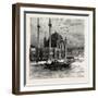 The Sultan at the Mosque of St. Sophia. Hagia Sophia-null-Framed Giclee Print