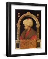 The Sultan Mehmet II (1432-81) 1480-Gentile Bellini-Framed Premium Giclee Print