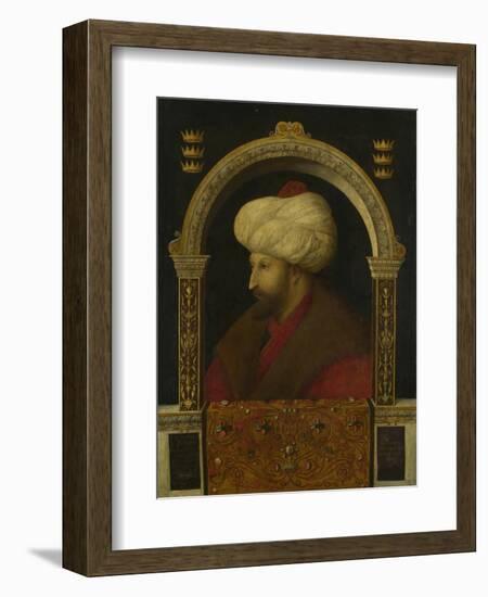 The Sultan Mehmet Ii, 1480-Gentile Bellini-Framed Giclee Print