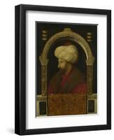 The Sultan Mehmet Ii, 1480-Gentile Bellini-Framed Giclee Print