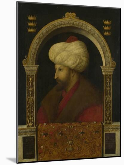 The Sultan Mehmet Ii, 1480-Gentile Bellini-Mounted Giclee Print