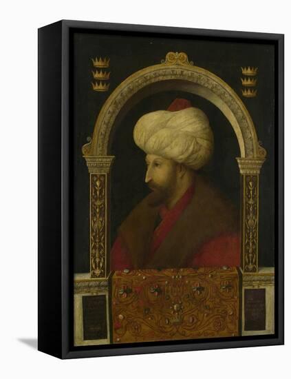 The Sultan Mehmet Ii, 1480-Gentile Bellini-Framed Stretched Canvas