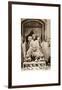 The Sultan of Foumban on His Throne, Cameroon, c.1910-null-Framed Giclee Print