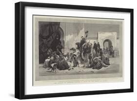 The Sultan of Morocco Putting a Price on the Heads of Rebels-Charles Auguste Loye-Framed Giclee Print