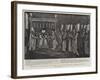 The Sultan of Turkey Giving an Audience to the British Ambassador a Hundred Years Ago-null-Framed Giclee Print