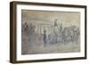 The Sultan's Carriage, 19Th Century (Drawing)-Constantin Guys-Framed Giclee Print