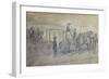 The Sultan's Carriage, 19Th Century (Drawing)-Constantin Guys-Framed Giclee Print