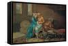 The Sultan's Favorite, 18th Century-Etienne Jeaurat-Framed Stretched Canvas