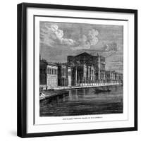 The Sultan's Principal Palace, on the Bosphorus, Turkey, 19th Century-null-Framed Giclee Print