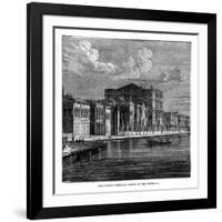 The Sultan's Principal Palace, on the Bosphorus, Turkey, 19th Century-null-Framed Giclee Print