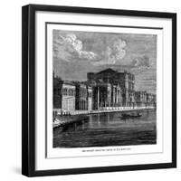 The Sultan's Principal Palace, on the Bosphorus, Turkey, 19th Century-null-Framed Giclee Print