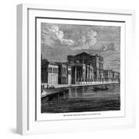 The Sultan's Principal Palace, on the Bosphorus, Turkey, 19th Century-null-Framed Giclee Print