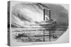 The 'sultana' Disaster, on the Mississippi, 1865-null-Stretched Canvas