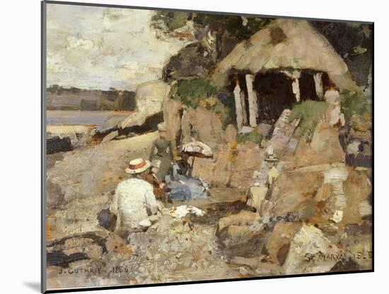 The Summer House, St. Mary's Isle, Kirkcudbright, 1886-Sir James Guthrie-Mounted Giclee Print