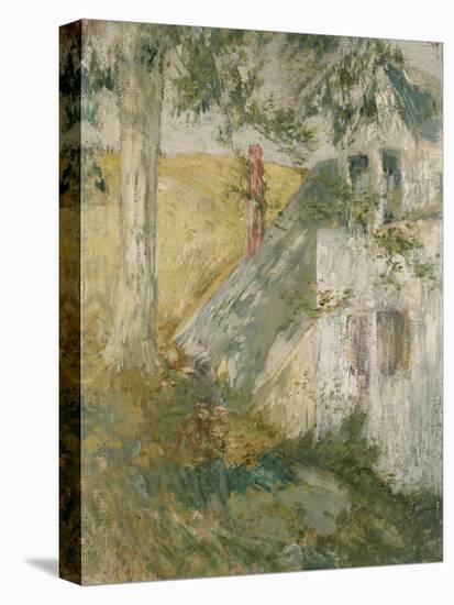 The Summer House-John Henry Twachtman-Stretched Canvas
