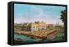 The Summer Palace in St. Petersburg, 1753-null-Framed Stretched Canvas