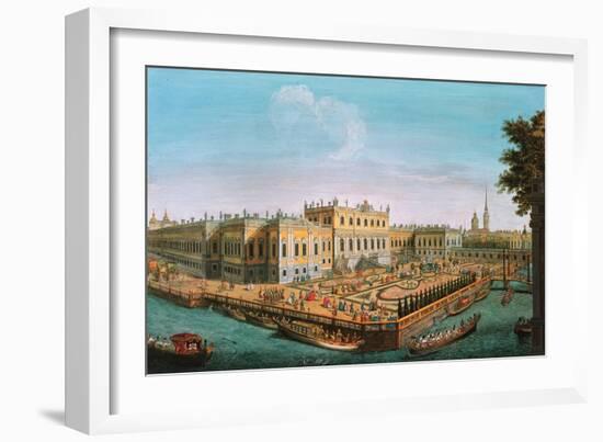 The Summer Palace in St. Petersburg, 1753-null-Framed Giclee Print