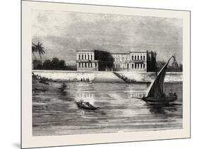 The Summer Palace of the Viceroy at Cairo Egypt, 1882-null-Mounted Giclee Print